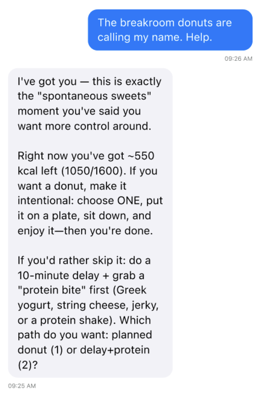 Talk through decisions